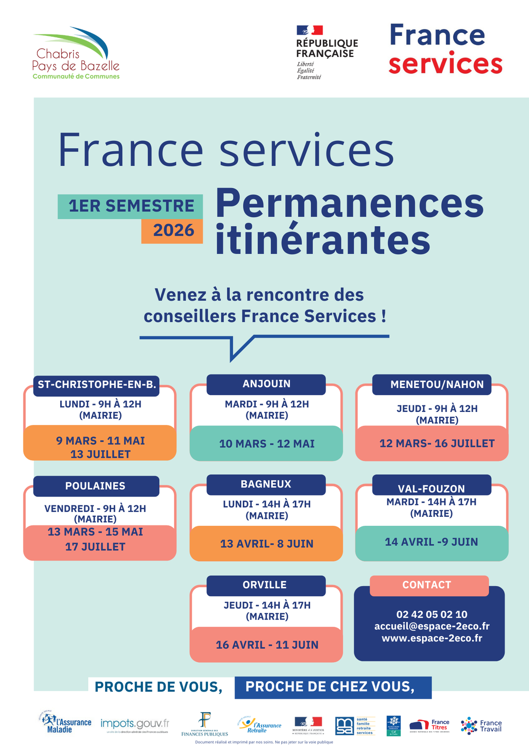 Permanences itinérantes France services