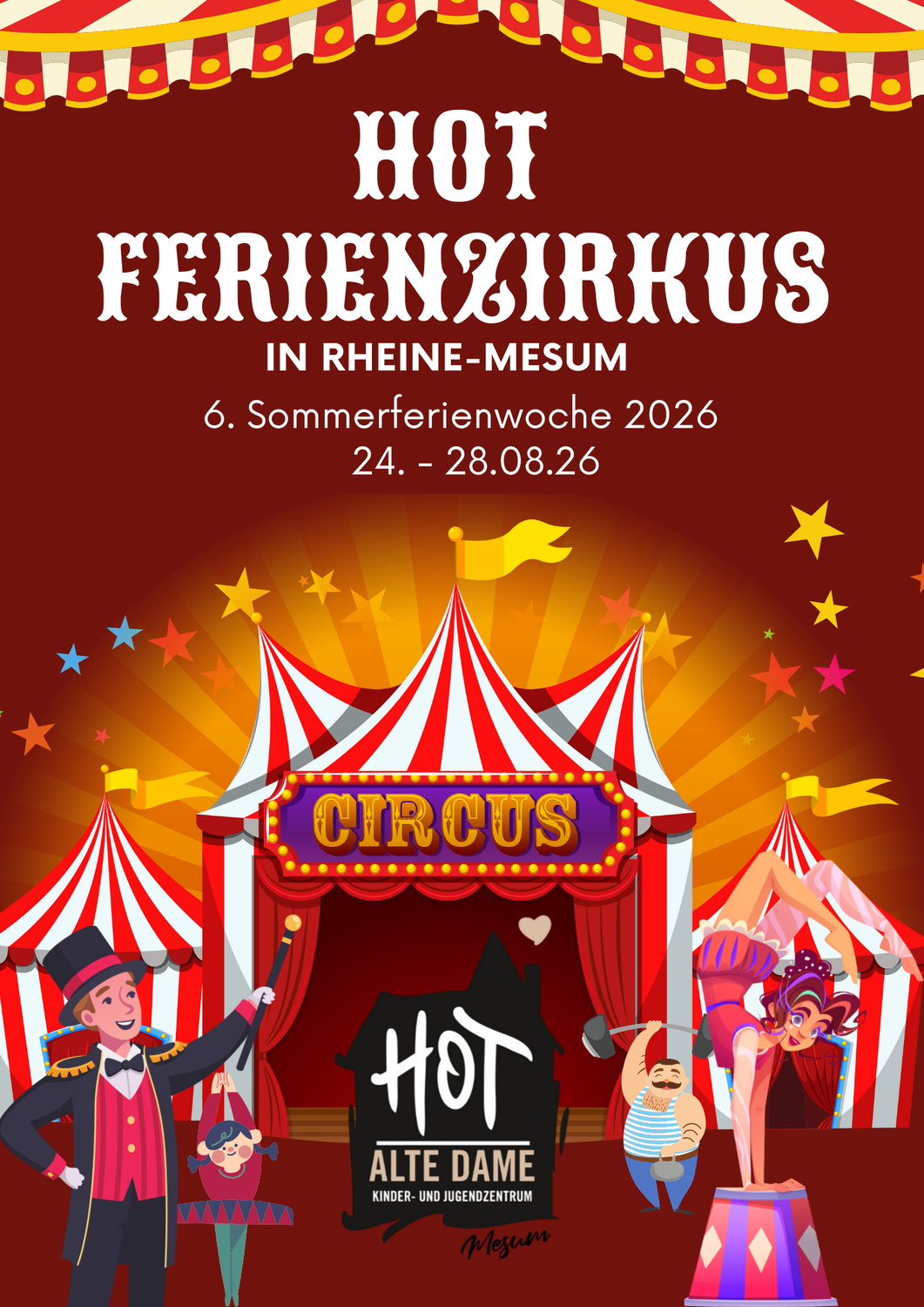 Manege frei im JuZ: Wir holen den Zirkus Charlie zu uns! 🎪✨