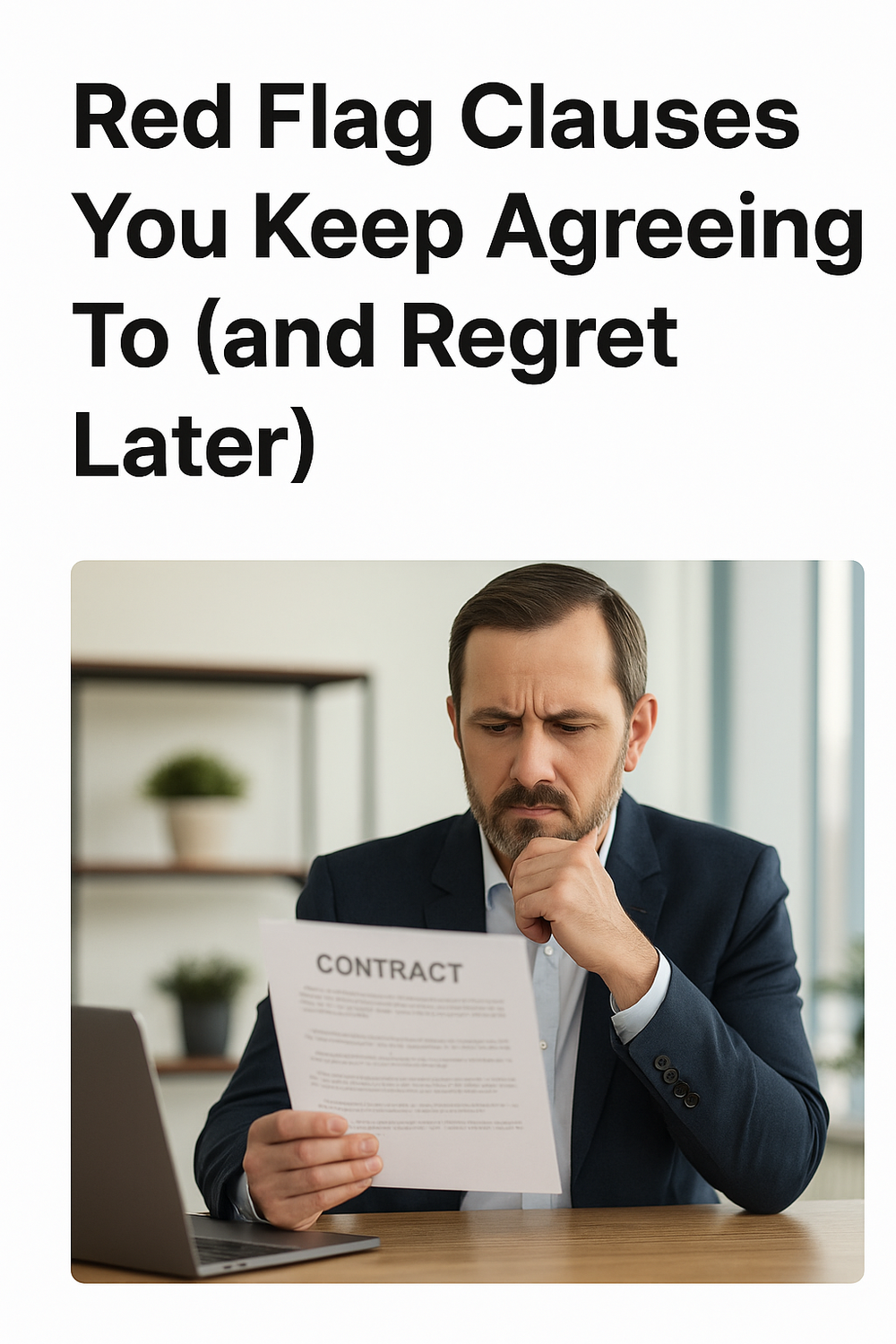 Red Flag Clauses You Keep Agreeing To (and Regret Later)