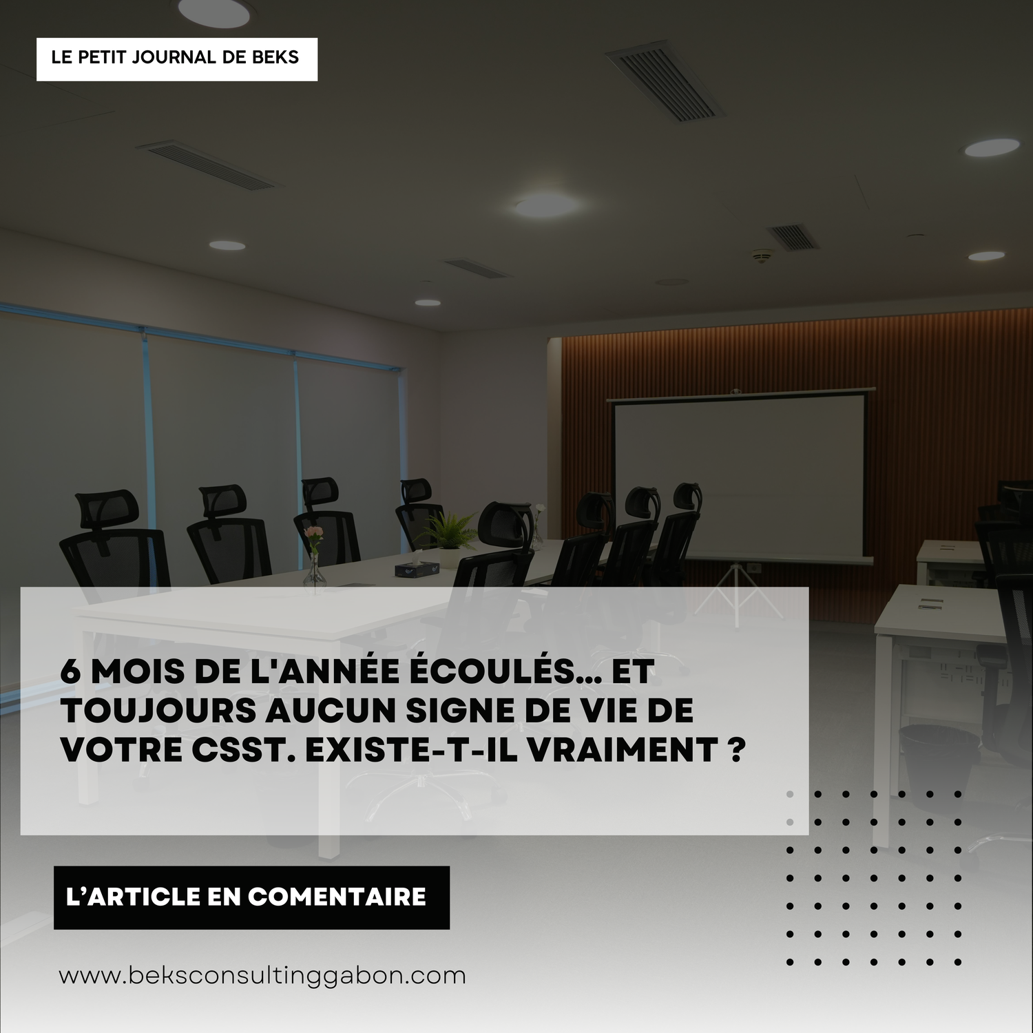 6 mois de l'année écoulés… et toujours aucun signe de vie de votre CSST. Existe-t-il vraiment ?