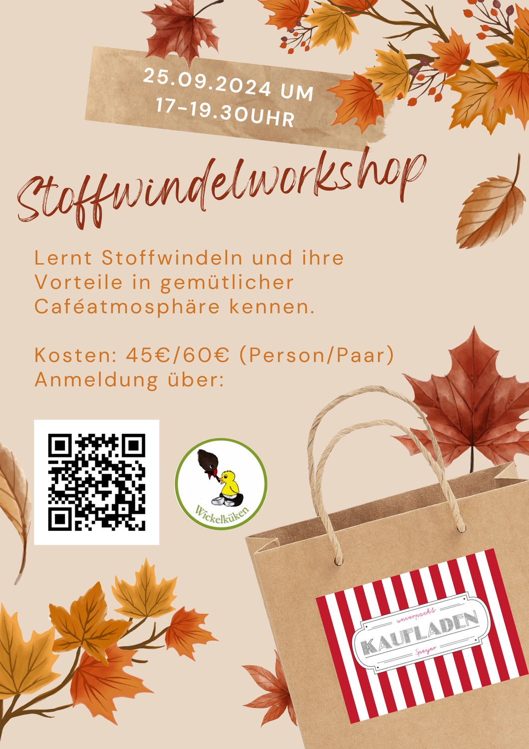 Stoffwindelworkshop im unverpackt Kaufladen Speyer