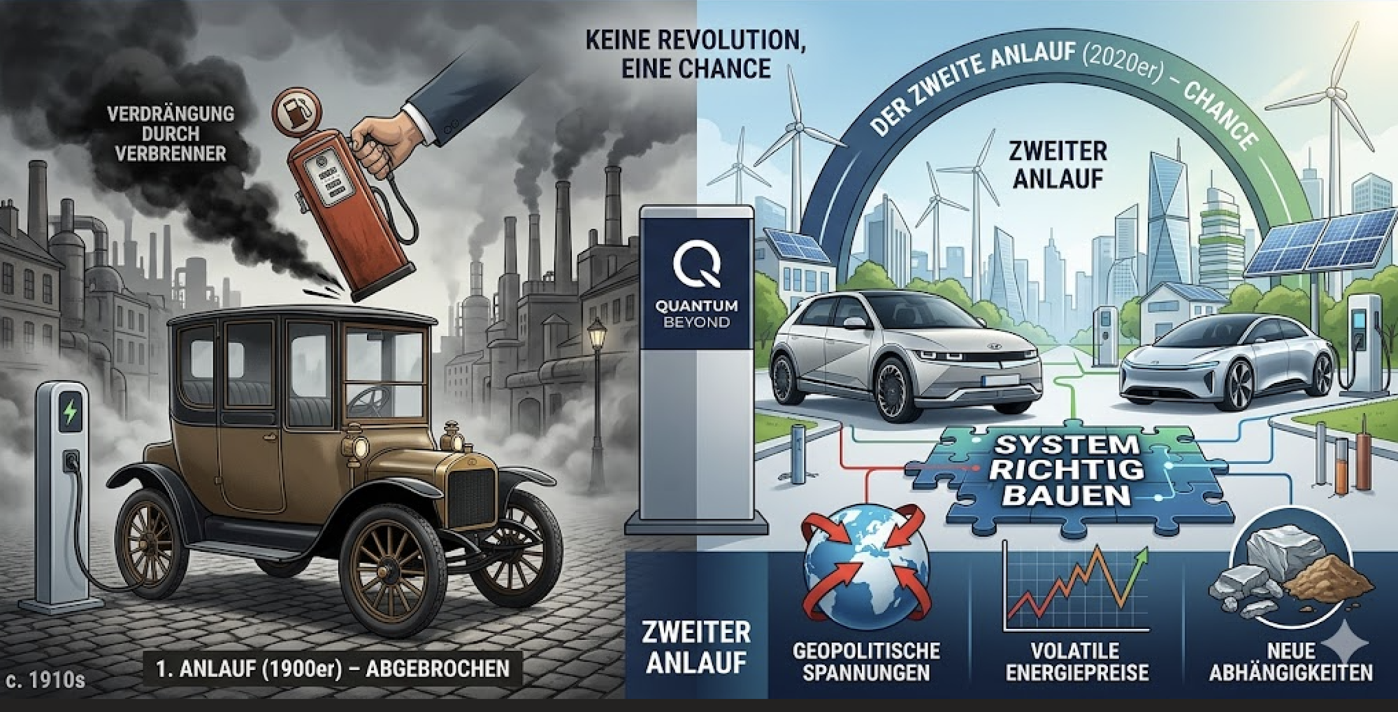 Die zweite Chance der Elektromobilität: Wenn Geschichte sich wiederholt