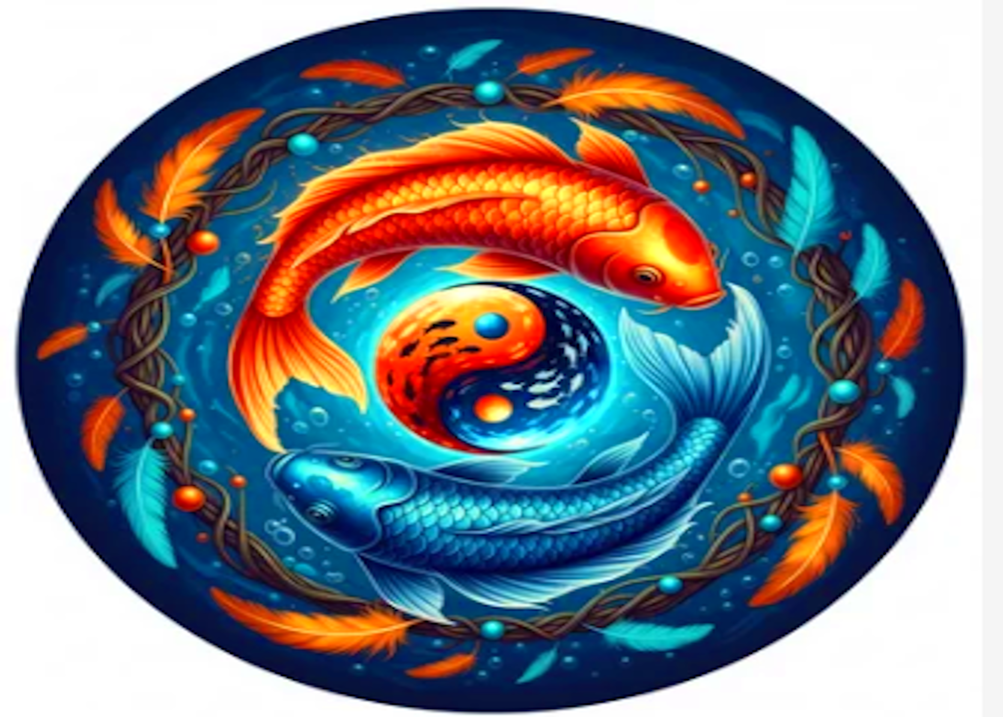 Aus der Reihe Symbole und Ihre Bedeutung- Der Yin-Yang-Koi