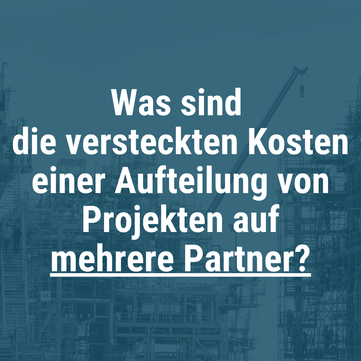 Projekte verpassen ihre Ziele nicht vor Ort, sondern im Vorstandszimmer.