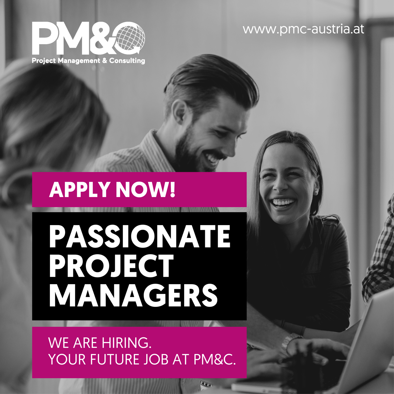 Would you like to support companies in completing and optimizing their projects? Your future job at PM&C