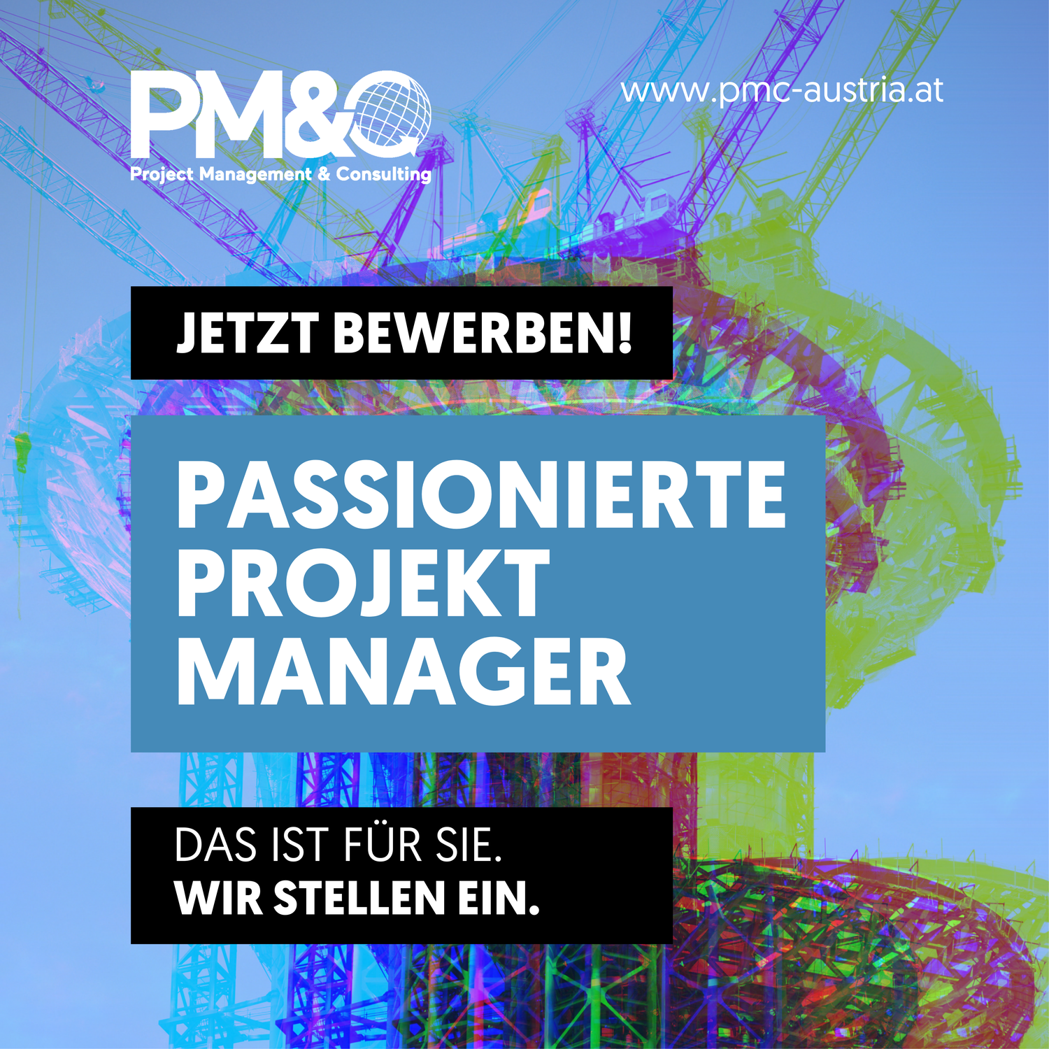 Passionierte Projektmanager – das ist für Sie! Wir stellen ein.