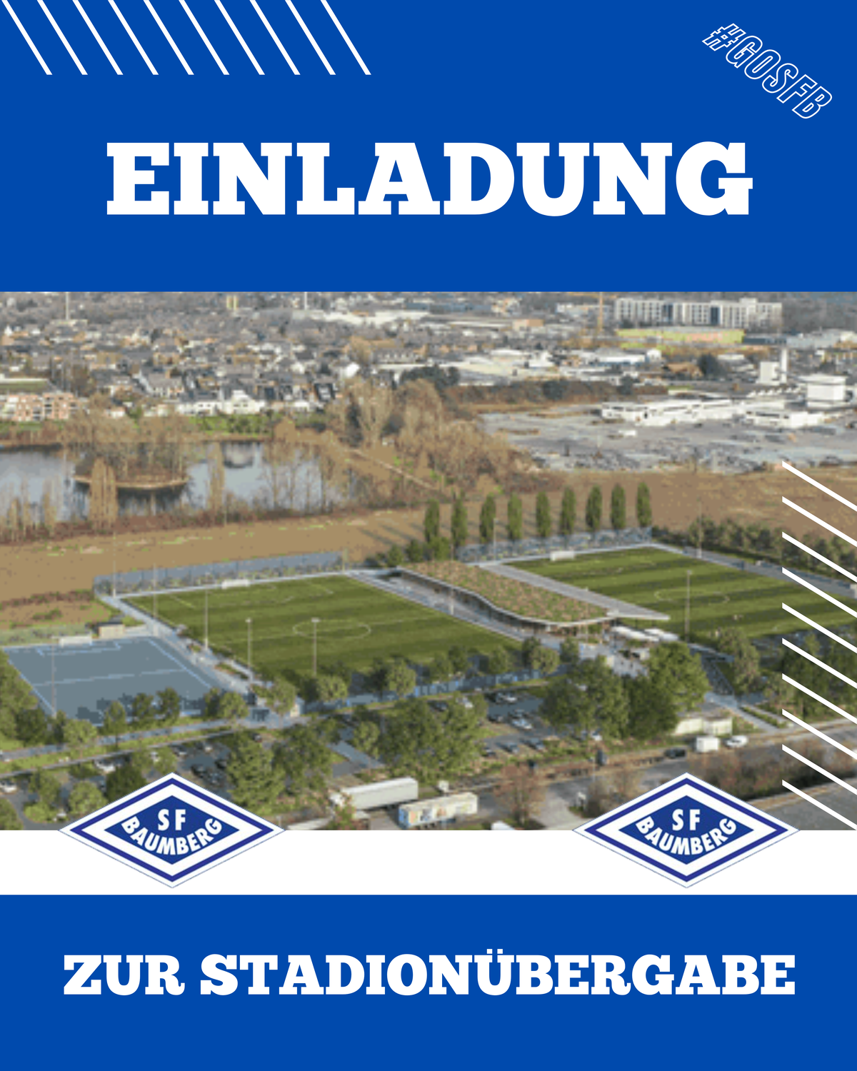 VORSTAND: Offizielle Übergabe des neuen Sportzentrums am Kielsgraben