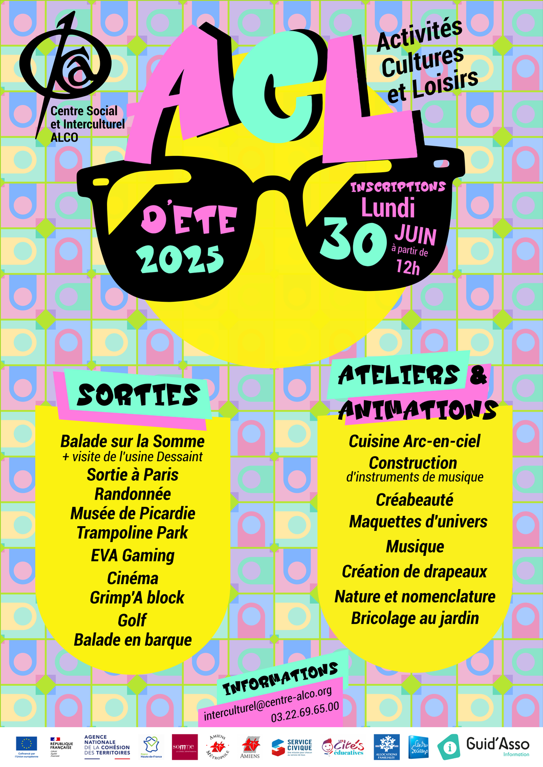 Programme Activités Cultures et Loisirs Eté