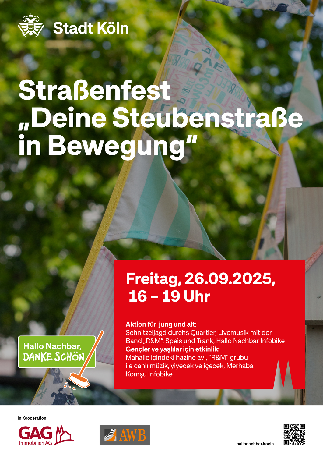 STEUBENSTRASSENFEST 2025: »DEINE STEUBENSTRASSE IN BEWEGUNG«