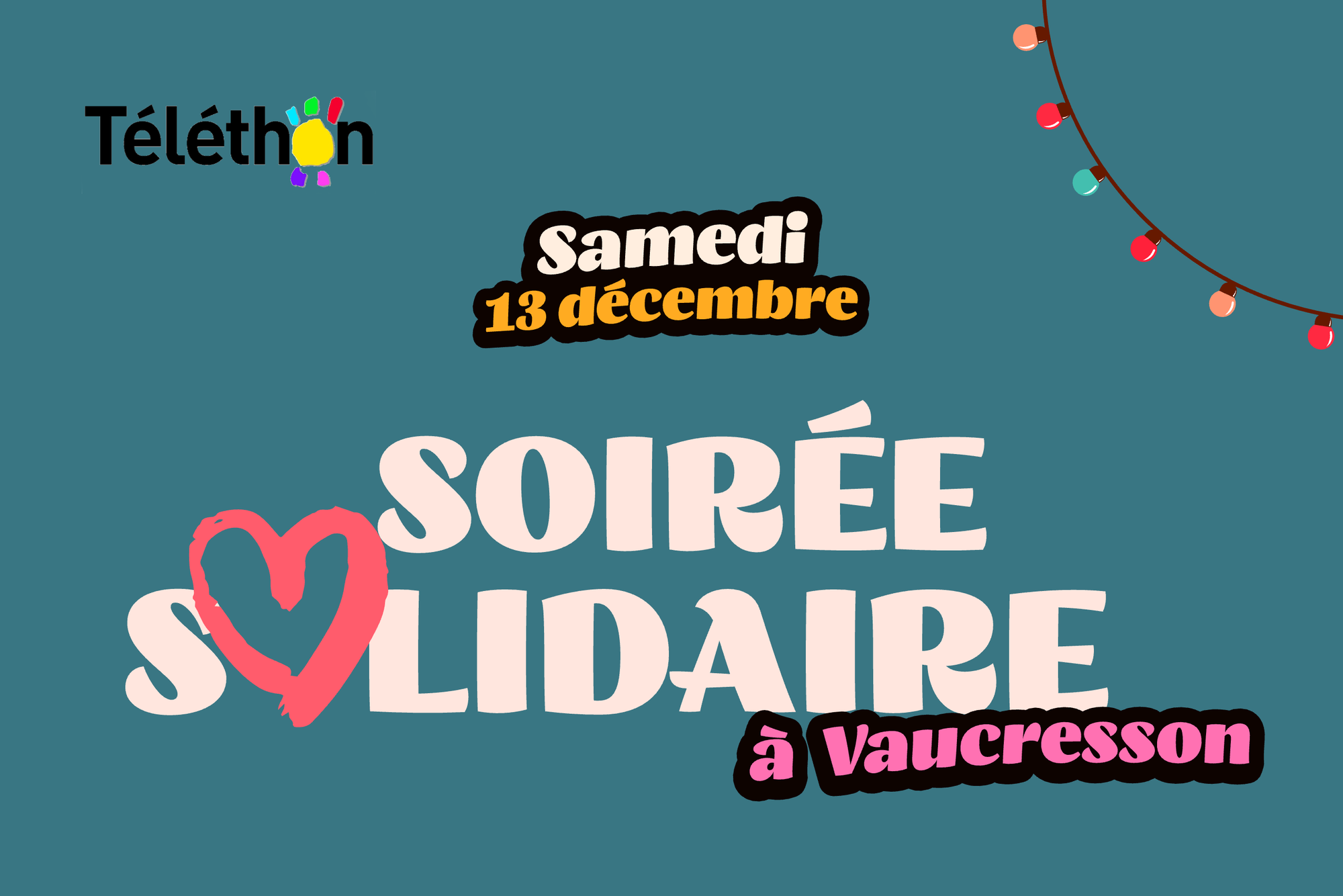 Grande soirée solidaire au profit du Téléthon