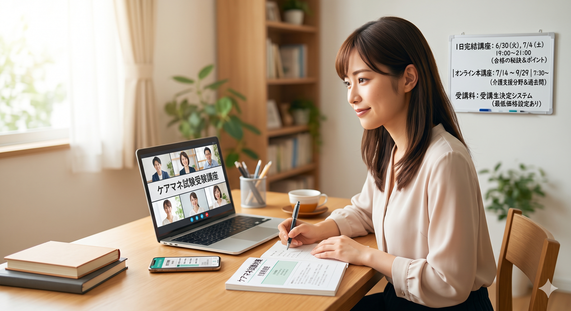 【2026年ケアマネ試験】独学で合格を目指すあなたへ！「1日完結講座」＆「オンライン本講座（7/14〜）」を開講します！