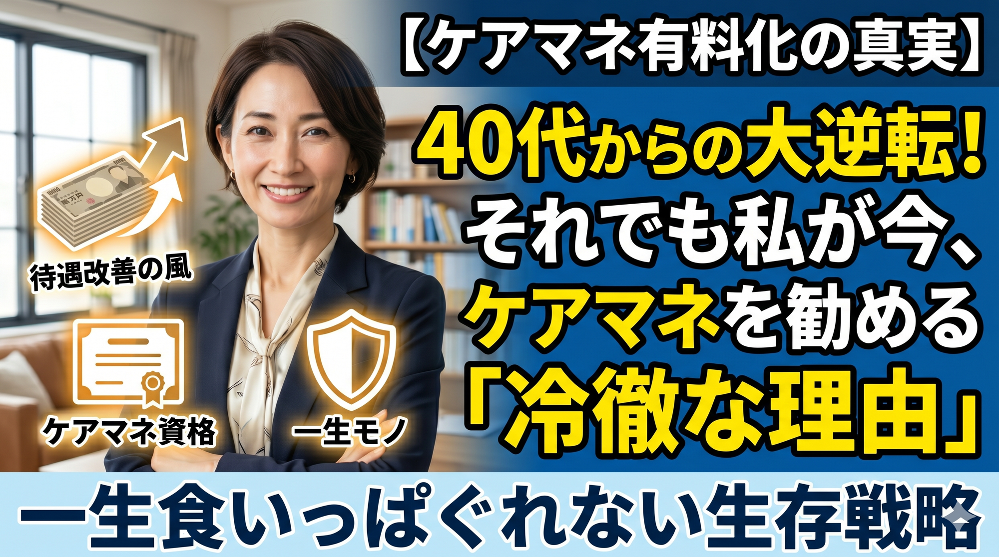 ケアプラン有料化で激震？それでも40代以上の介護職にケアマネを勧める理由