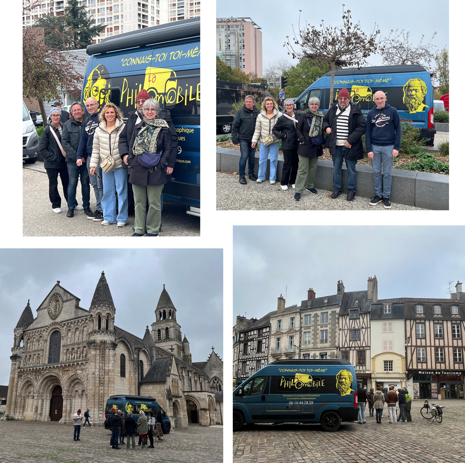 Maraudes Philo avec Laurence Bouchet et la Philomobile
