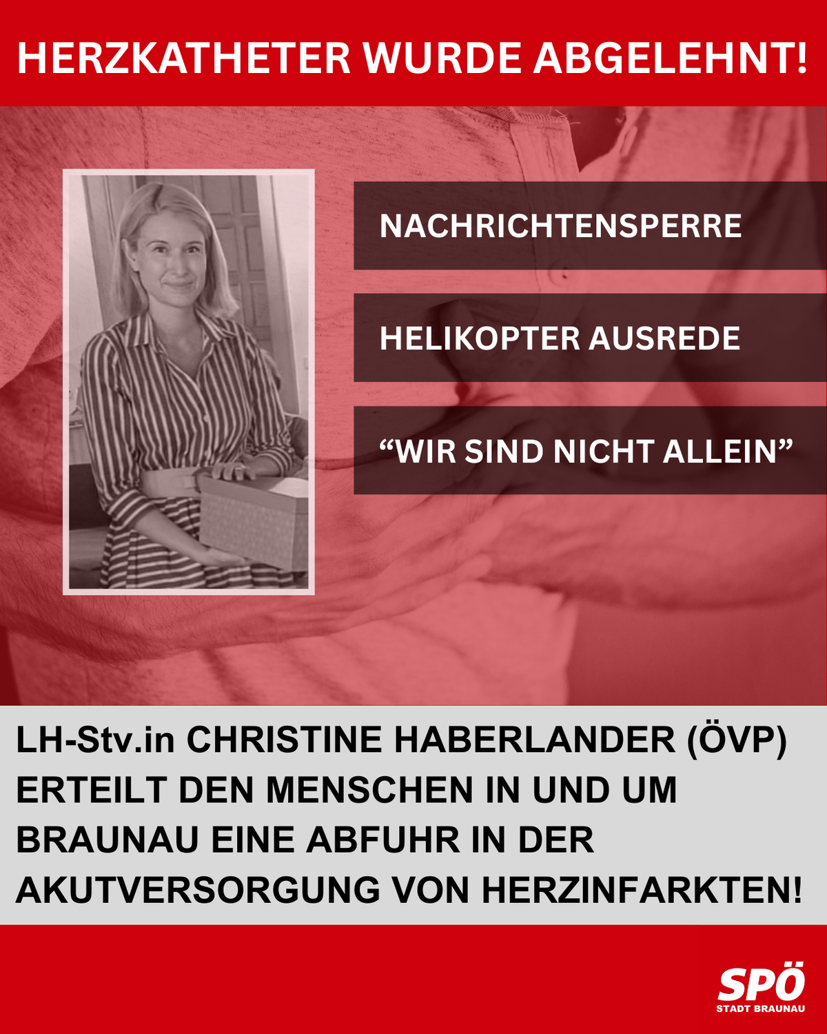 HERZKATHETER FÜR BRAUNAU ABGELEHNT