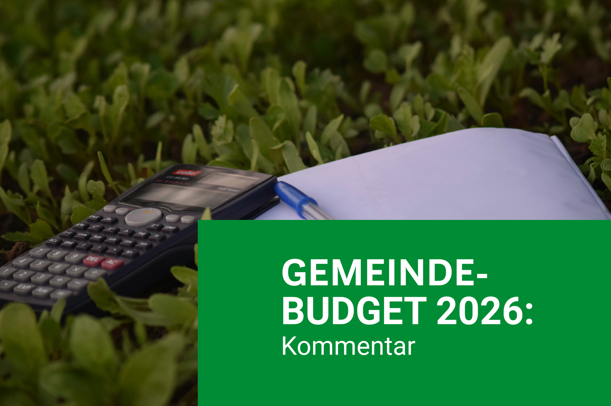 Gemeindebudget 2026 - Ein Überblick