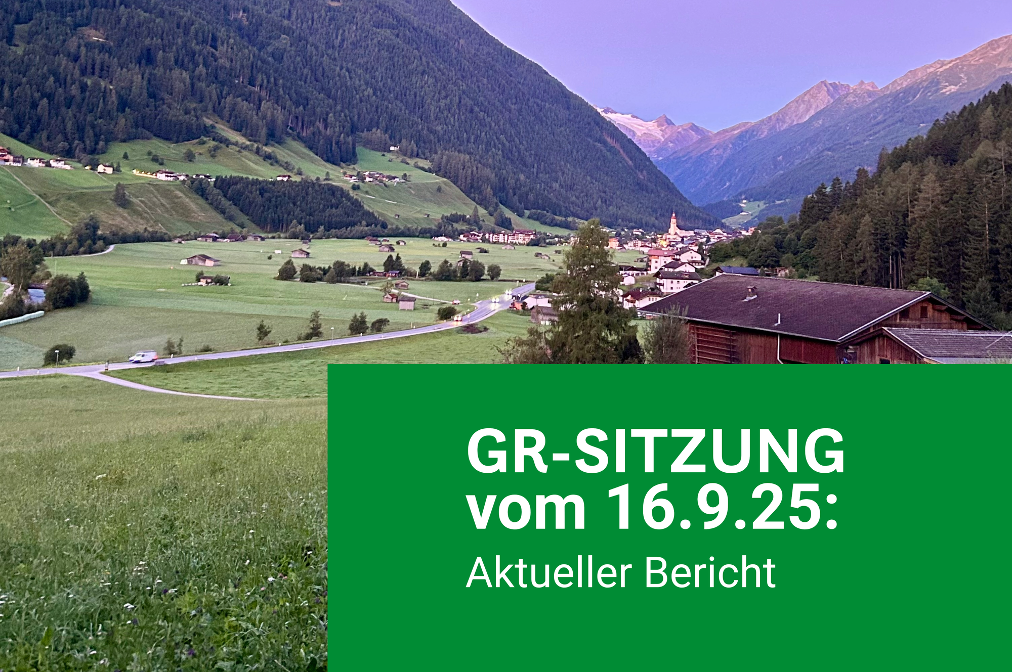 GR - Sitzung 16.09.2025