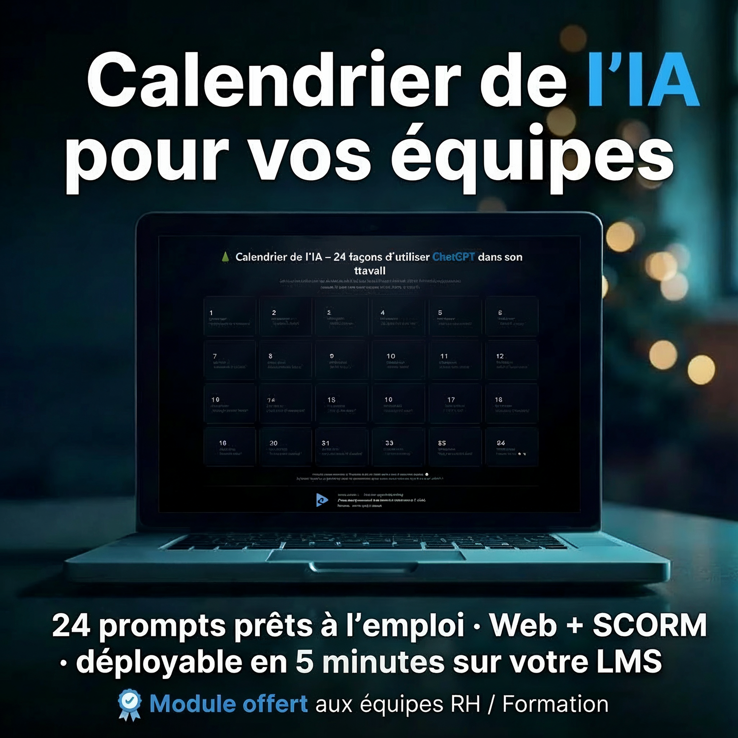 Calendrier de l’IA : 24 idées pour utiliser ChatGPT au travail