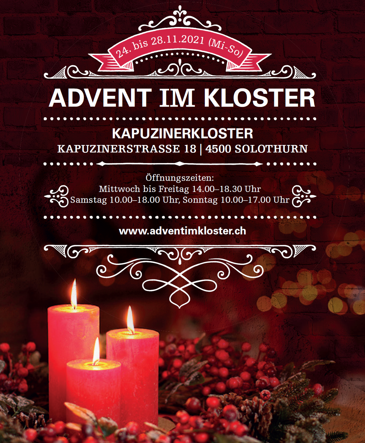 Besuchen Sie uns am Advent Markt