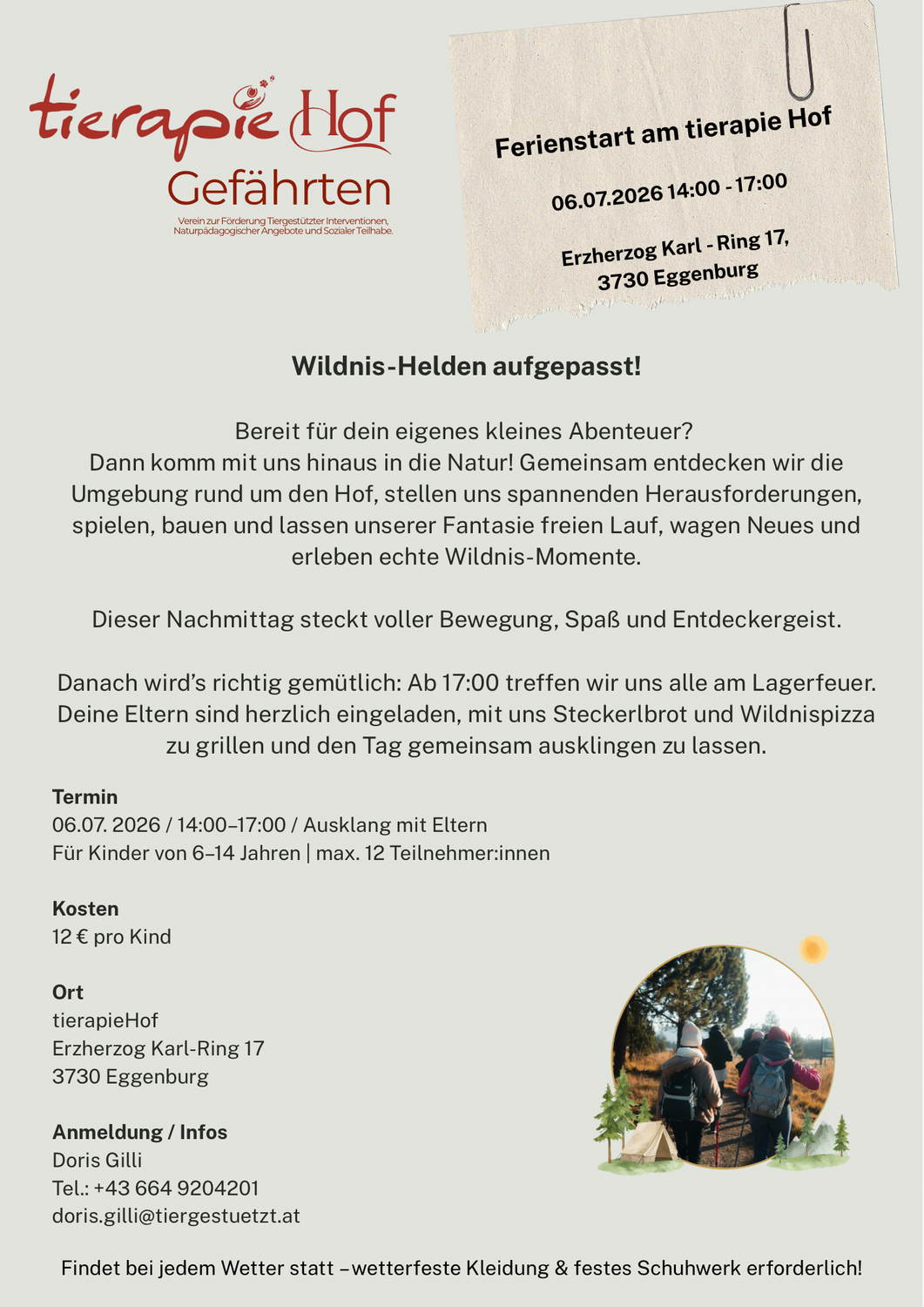 Wildnis-Helden aufgepasst!