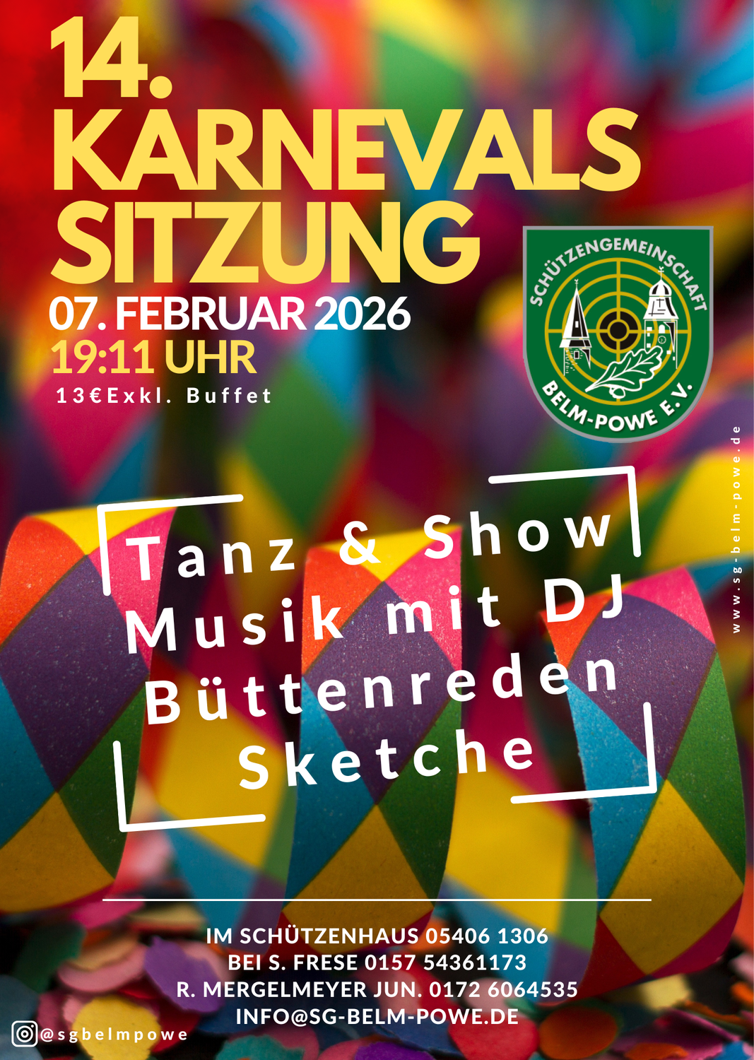 14. Karnevalssitzung am 07. Februar 2026