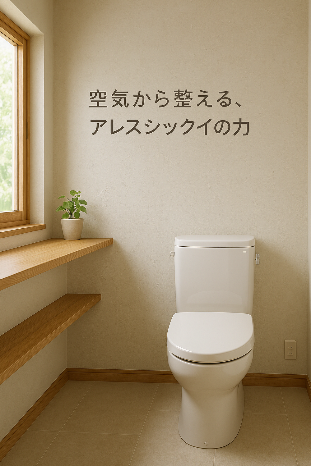 ニオイの悩み、塗装で解決できるって知っていますか？ アレスシックイでトイレや水まわりを快適空間に