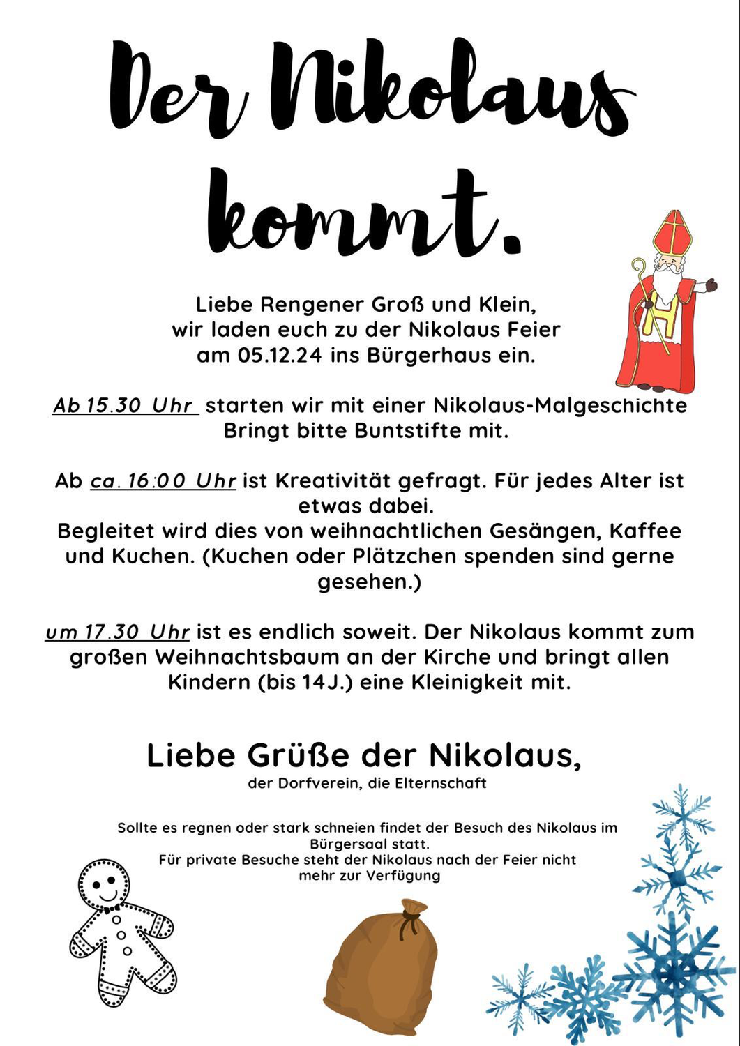 Der Nikolaus kommt
