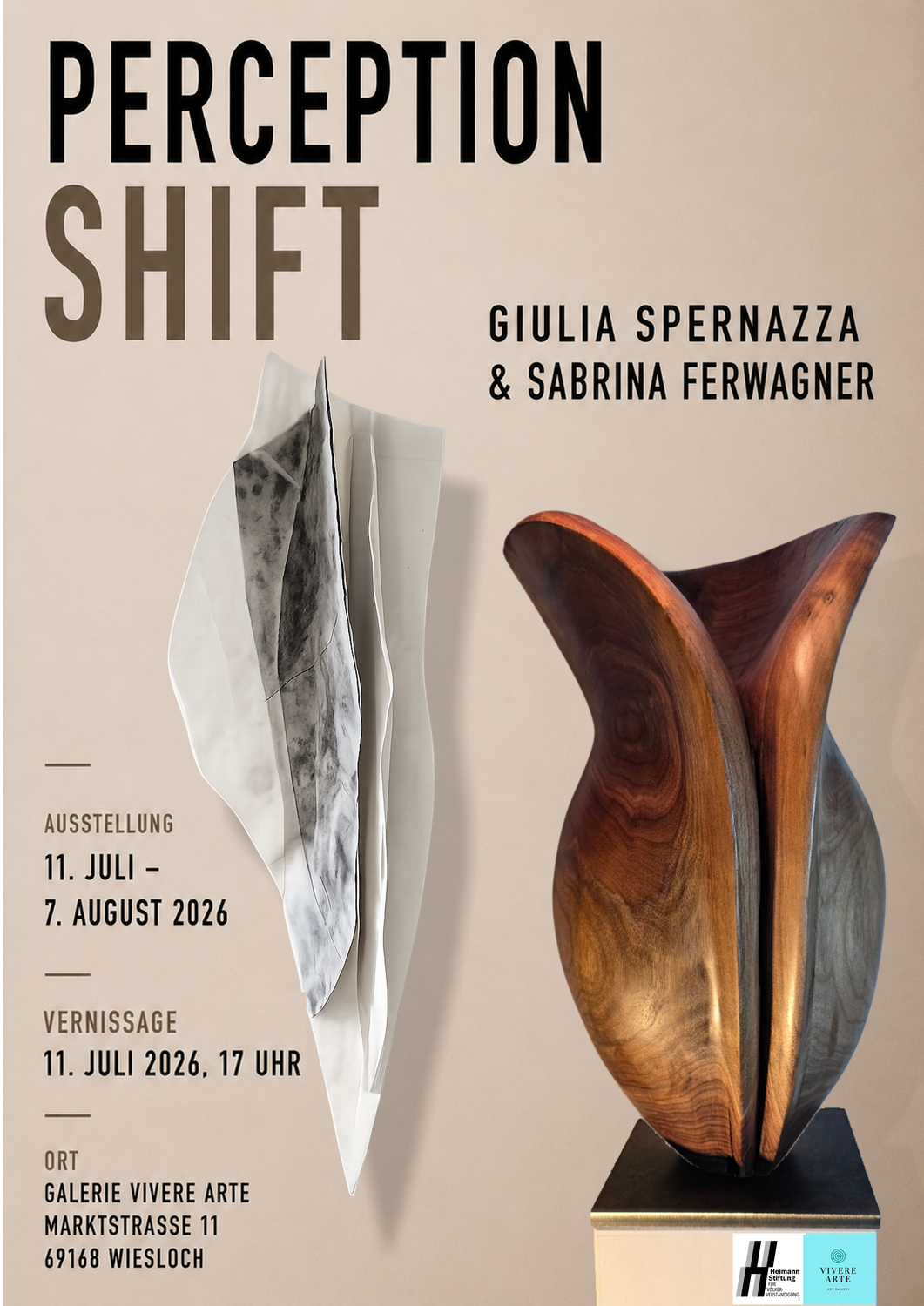 Galerieausstellung PERCEPTION SHIFT zum Kunst-Tandem