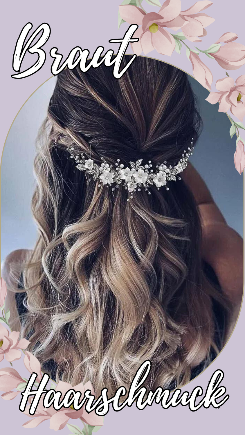 10 wunderschöne Brautfrisuren mit Brautschmuck | Hochzeit | Kopfschmuck | Steckfrisur