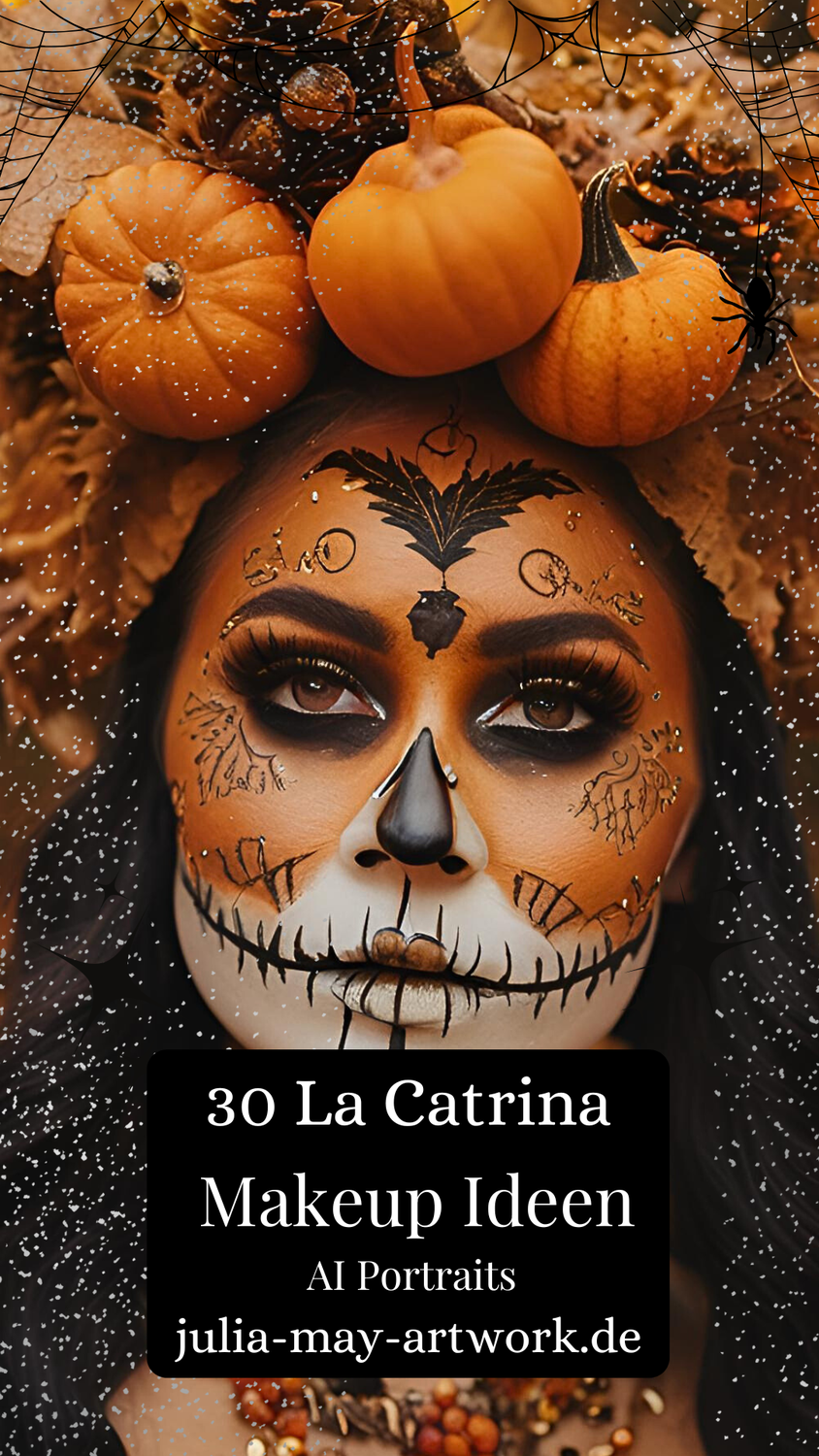 Über 30 La Catrina Halloween Makeup Ideen | Mexikanische Totenfest | Sugar Skulls | Styling | Kostüm | Facepainting