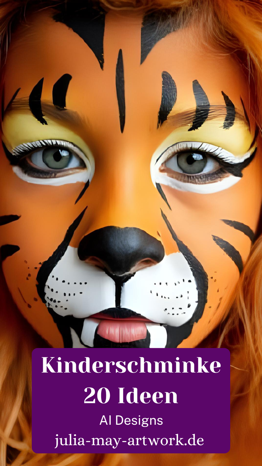 Kinderschminke | Ideen für Fasching & Karneval | Tiger und Löwe