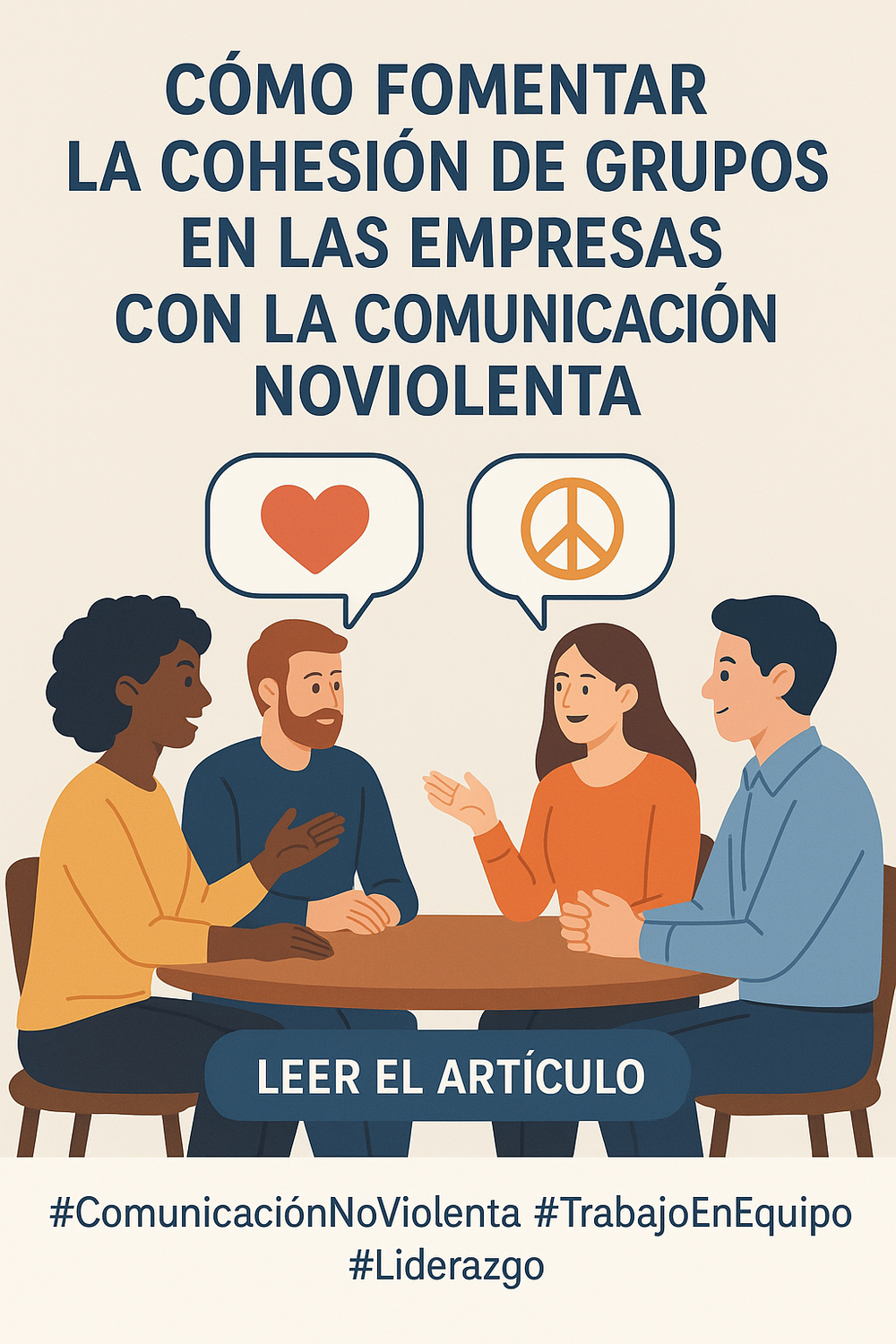 Cómo fomentar la Cohesión de grupos en las empresas, con la Comunicación Noviolenta