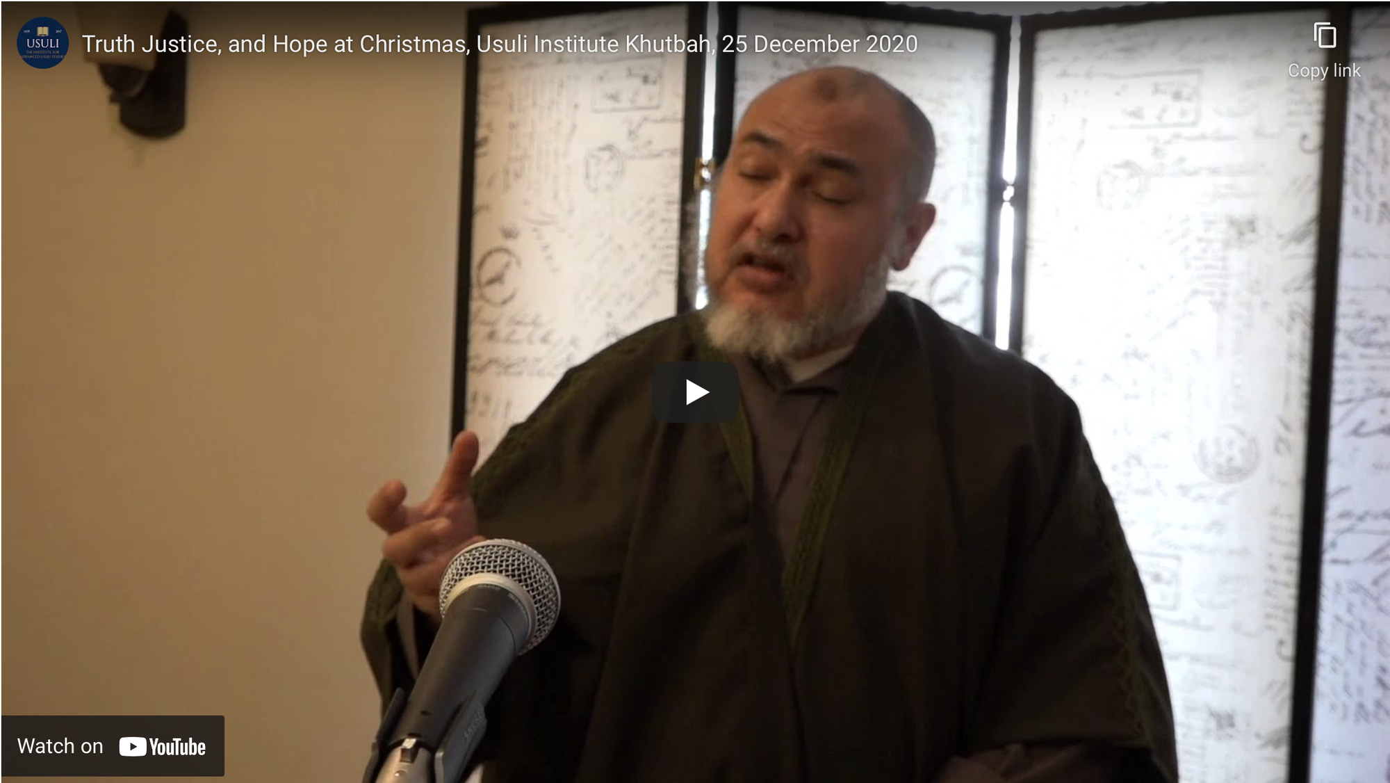 "Truth Justice, and Hope at Christmas"