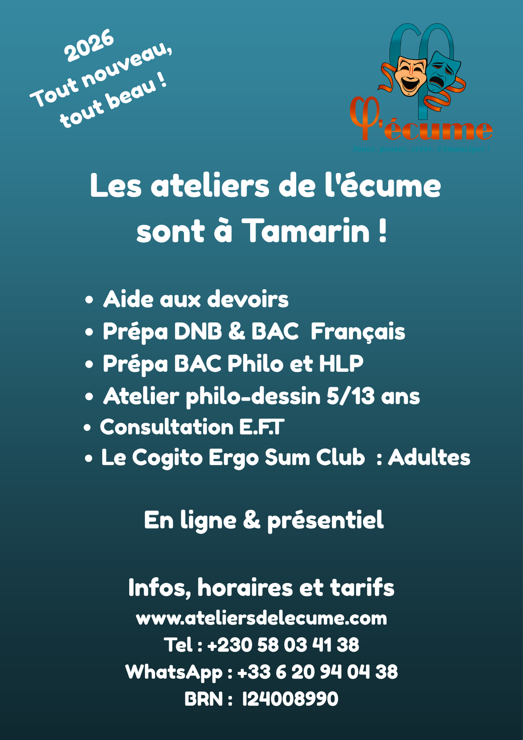 Février 2026 : Les ateliers de l'écume s'installent à Tamarin