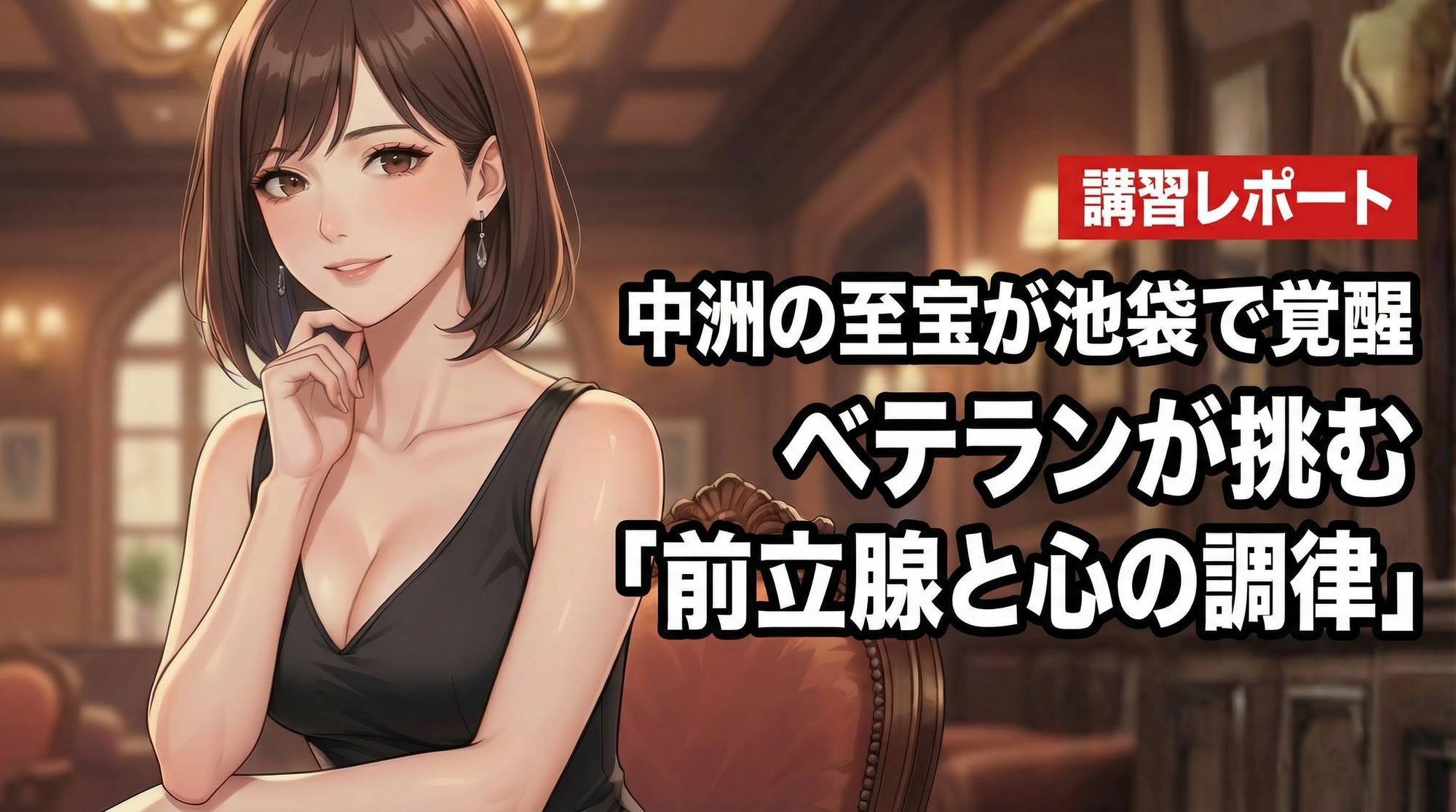 講習レポート：中洲の至宝が池袋で覚醒。ベテランが挑む「前立腺と心の調律」