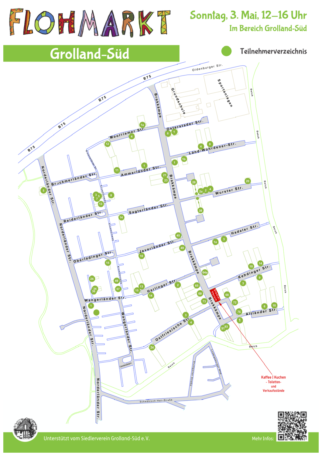 Garagenflohmarkt am 03.05.2026