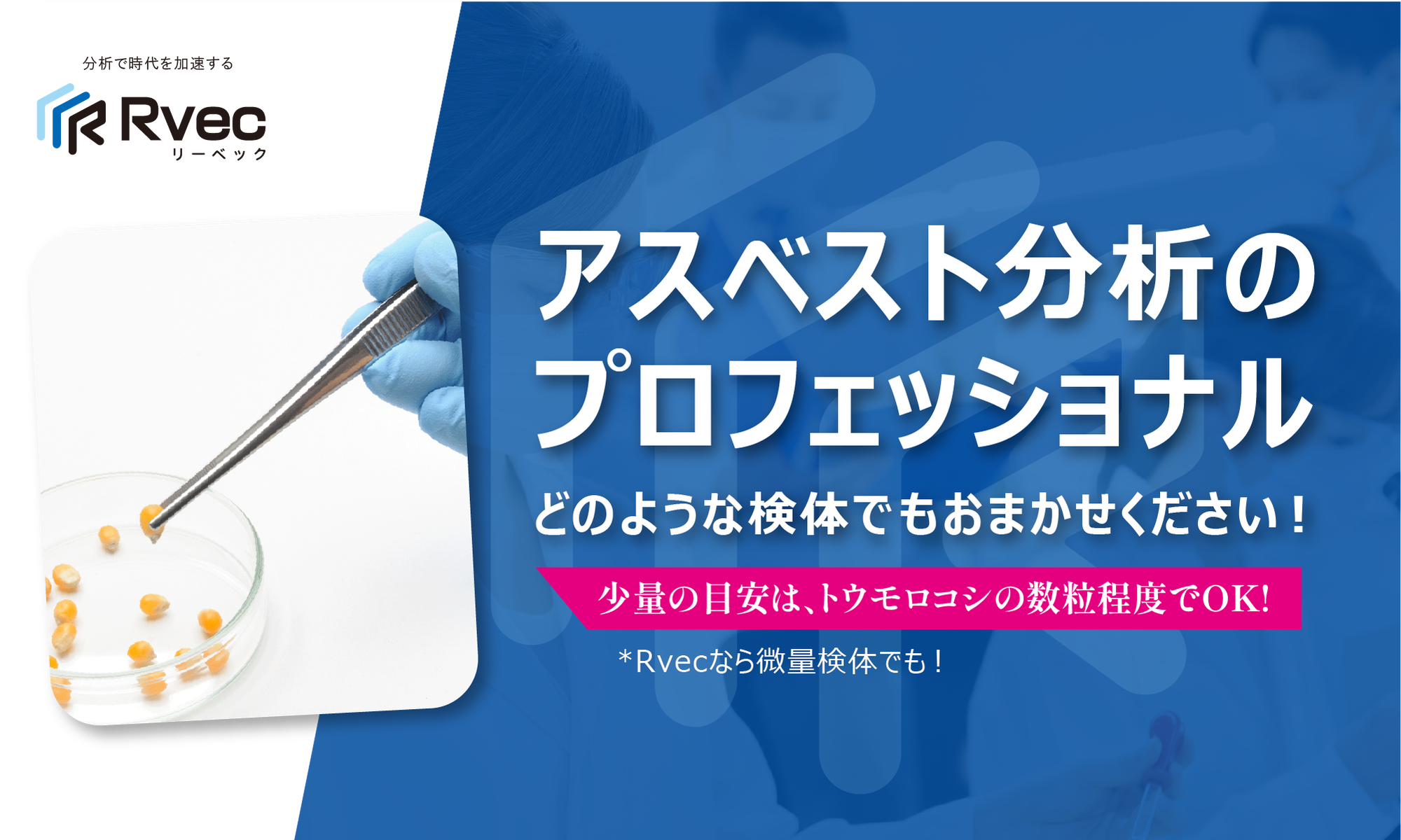 Rvecホームページトップページ改修しました。