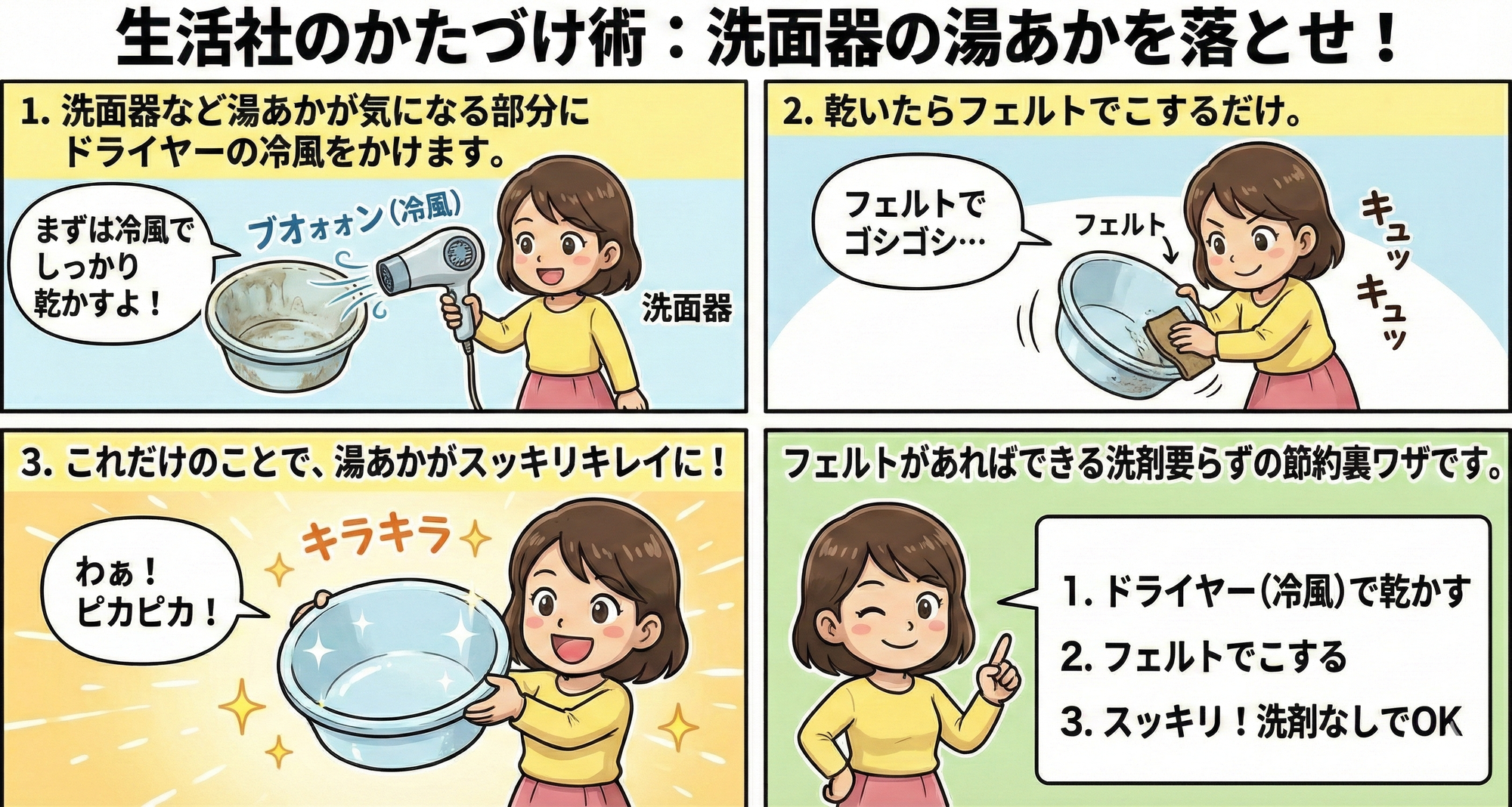 湯垢の取り方