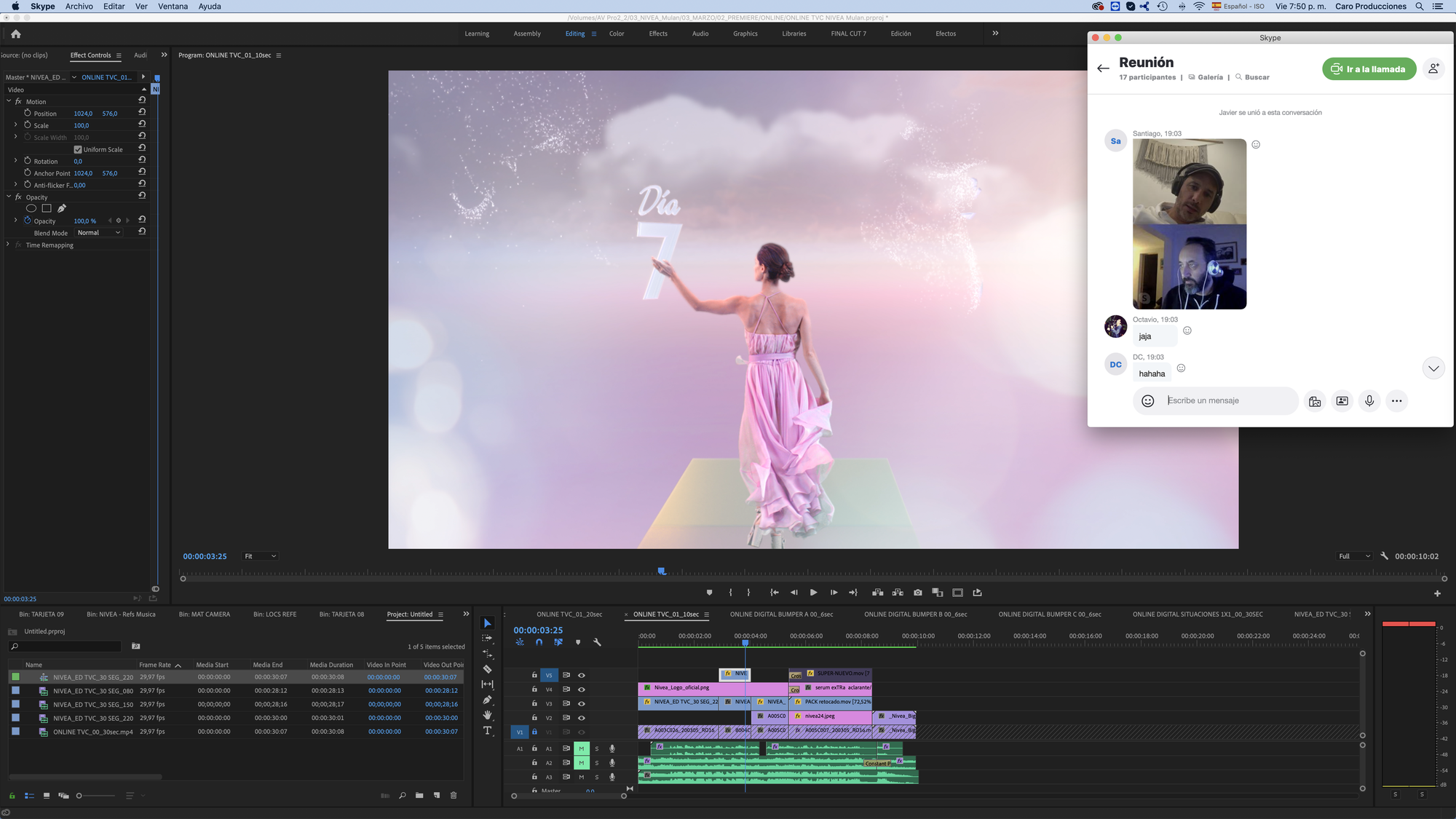 Nivea Serum y el desafío de Producir Spot Publicitarios en plena Pandemia