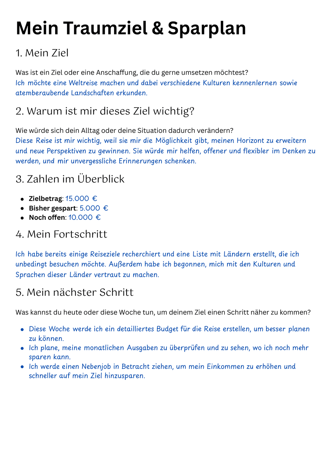 Träume kosten Geld – und das ist okay