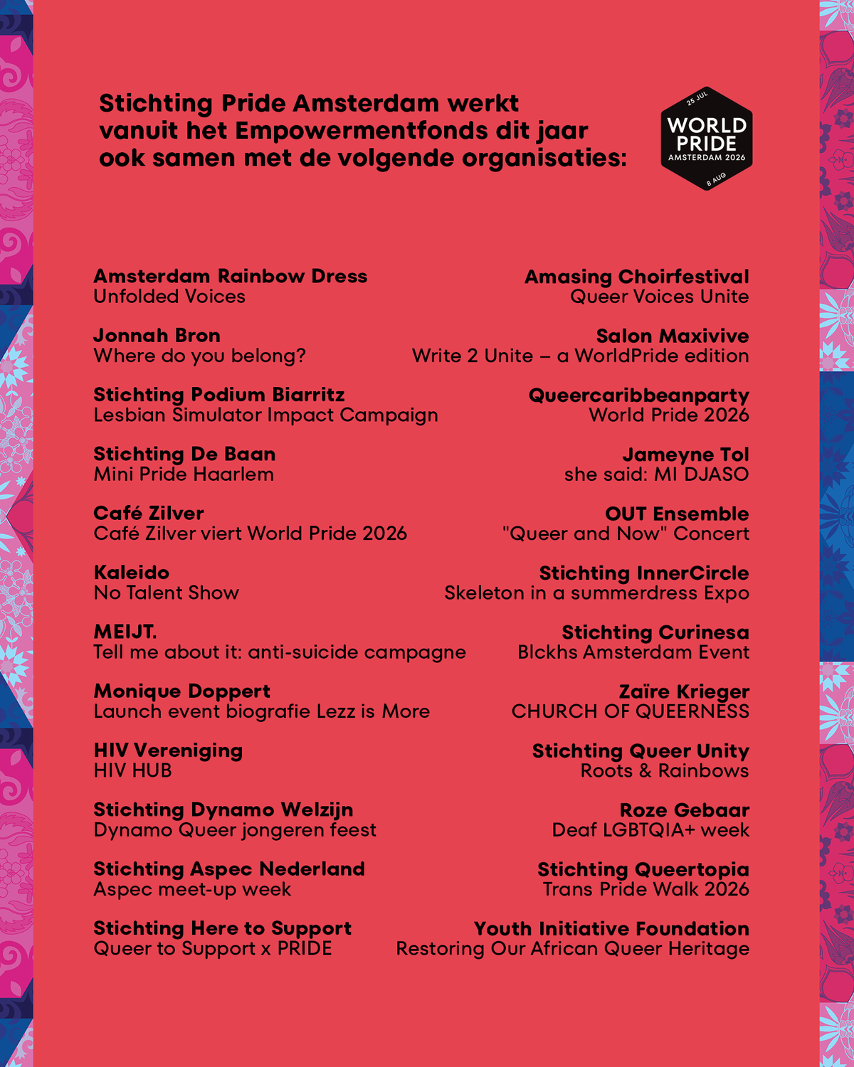 Curinesa & BLKHS Amsterdam Arts Event, 'Unity in Diversity'