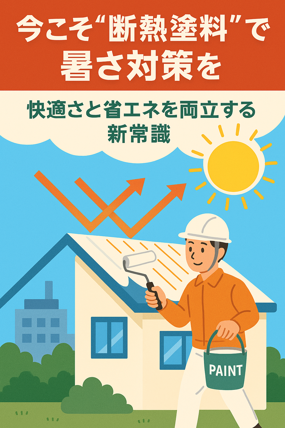 今こそ“断熱塗料”で暑さ対策を！快適さと省エネを両立する新常識