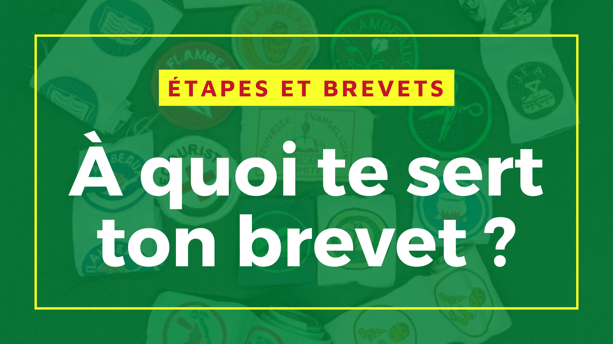 À quoi te sert ton brevet ?