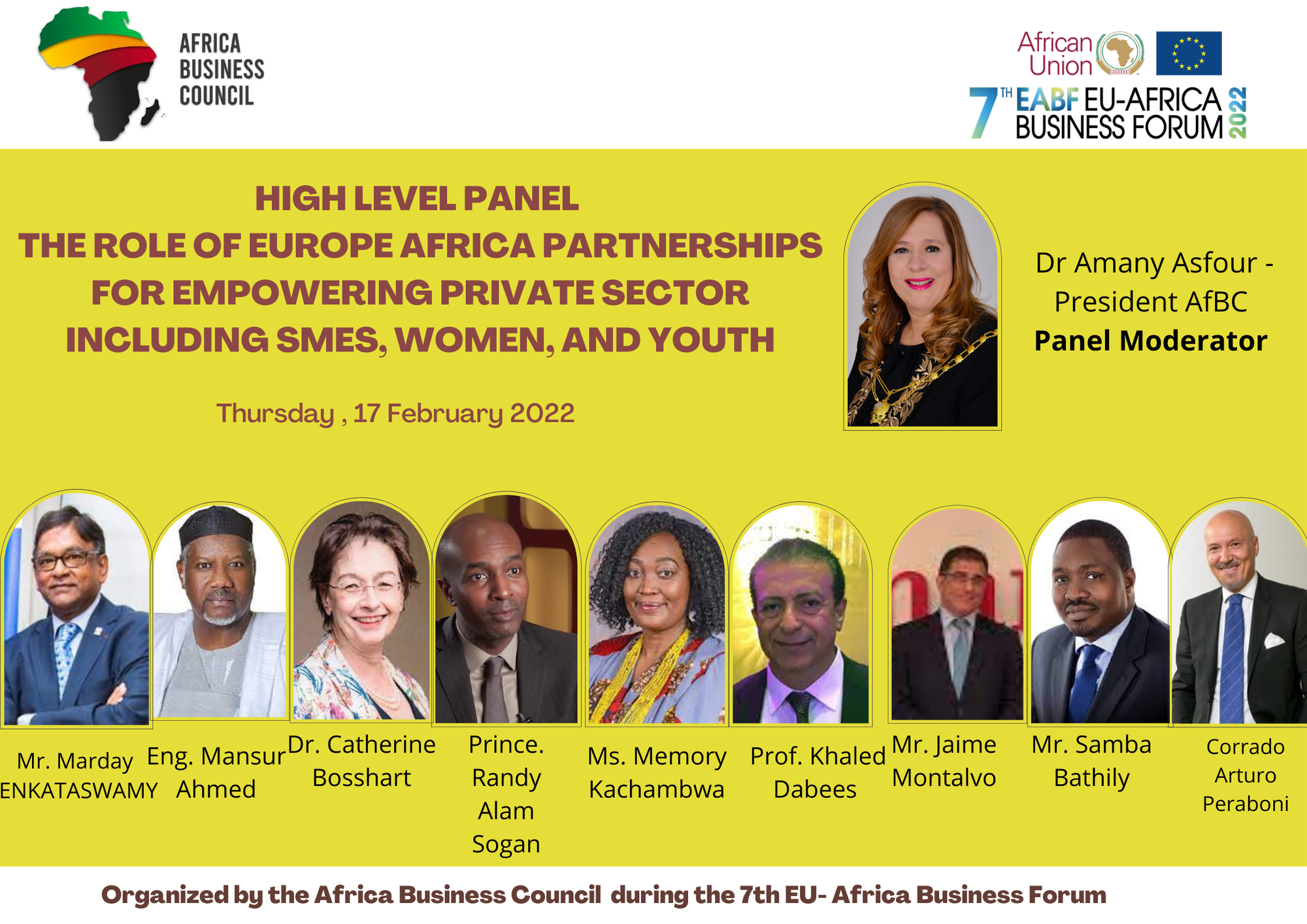 7th EU-Africa Business Forum 2022 - High Level Panel