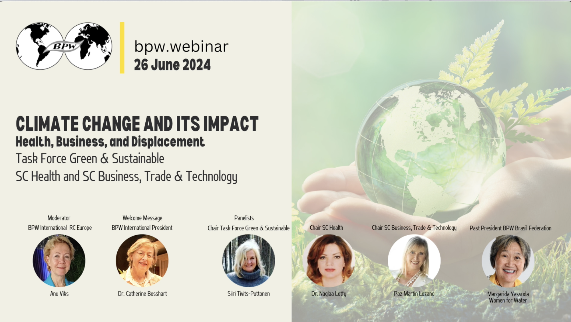 NEW Video bpw.webinar - Climate Change And Its Impact