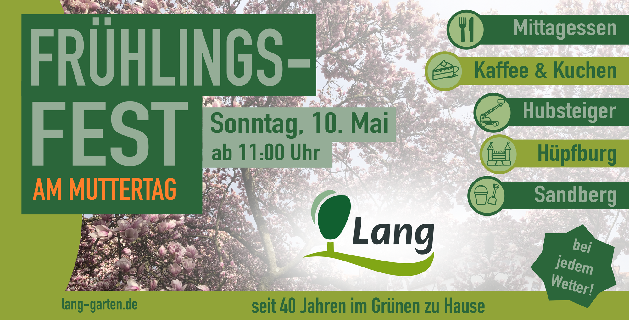 Frühlingsfest 2026 bei Johannes Lang - Gärten in Hösbach-Aschaffenburg