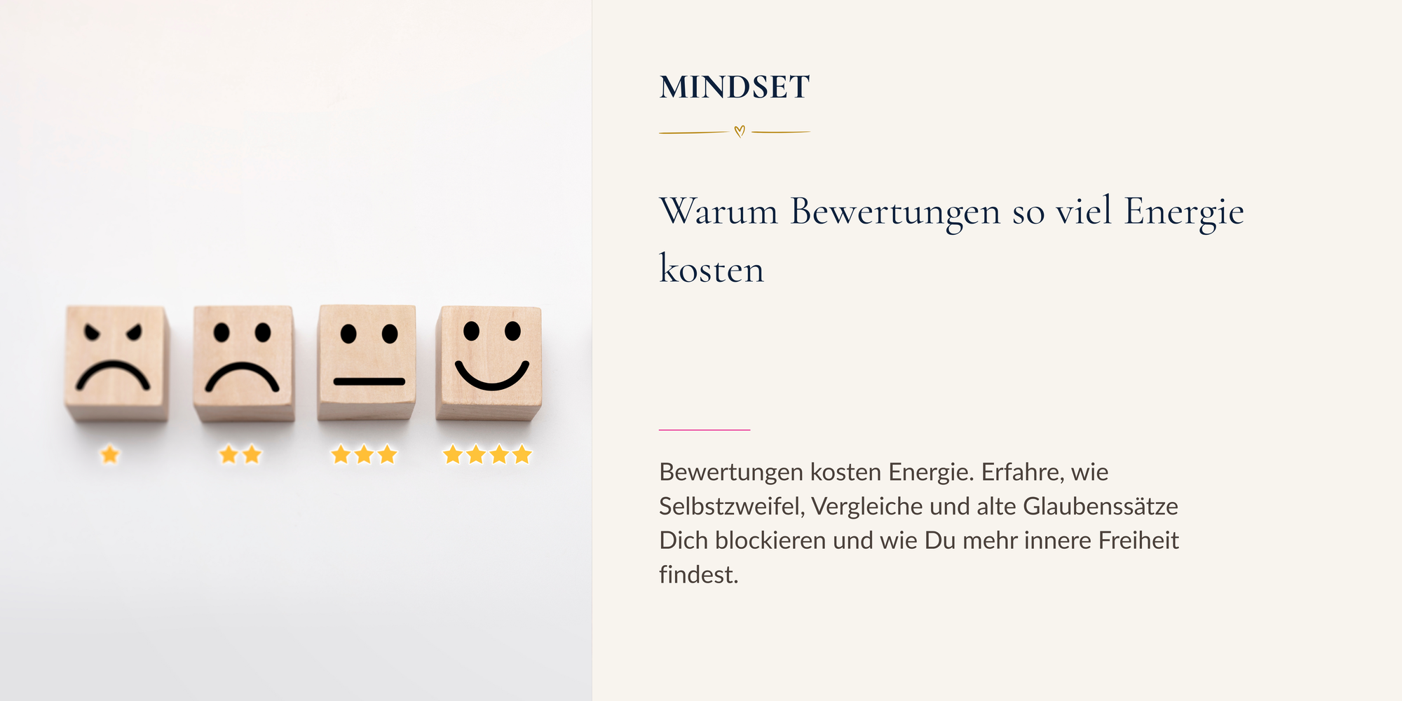 Warum Bewertungen so viel Energie kosten