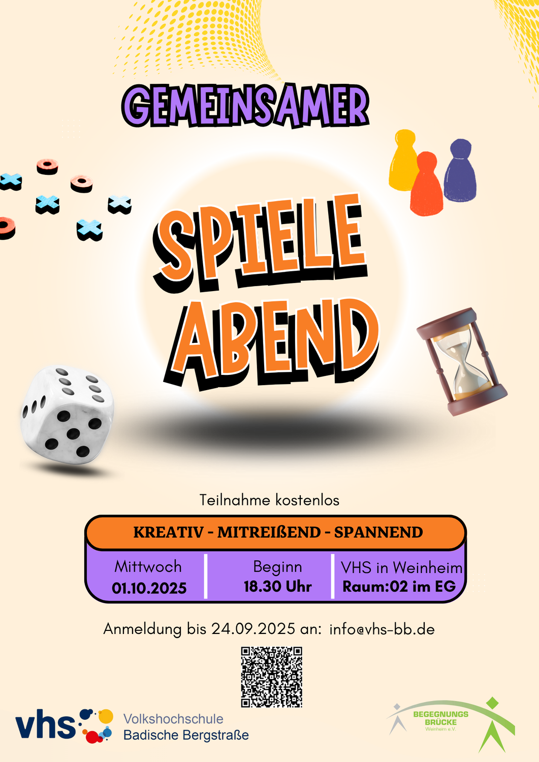 Spieleabend in Kooperation mit VHS 01.10.2025