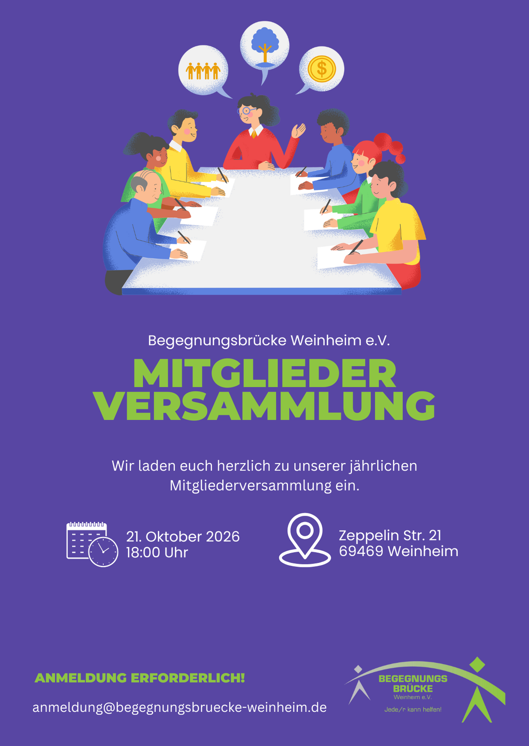 Mitgliederversammlung 21.10.2026