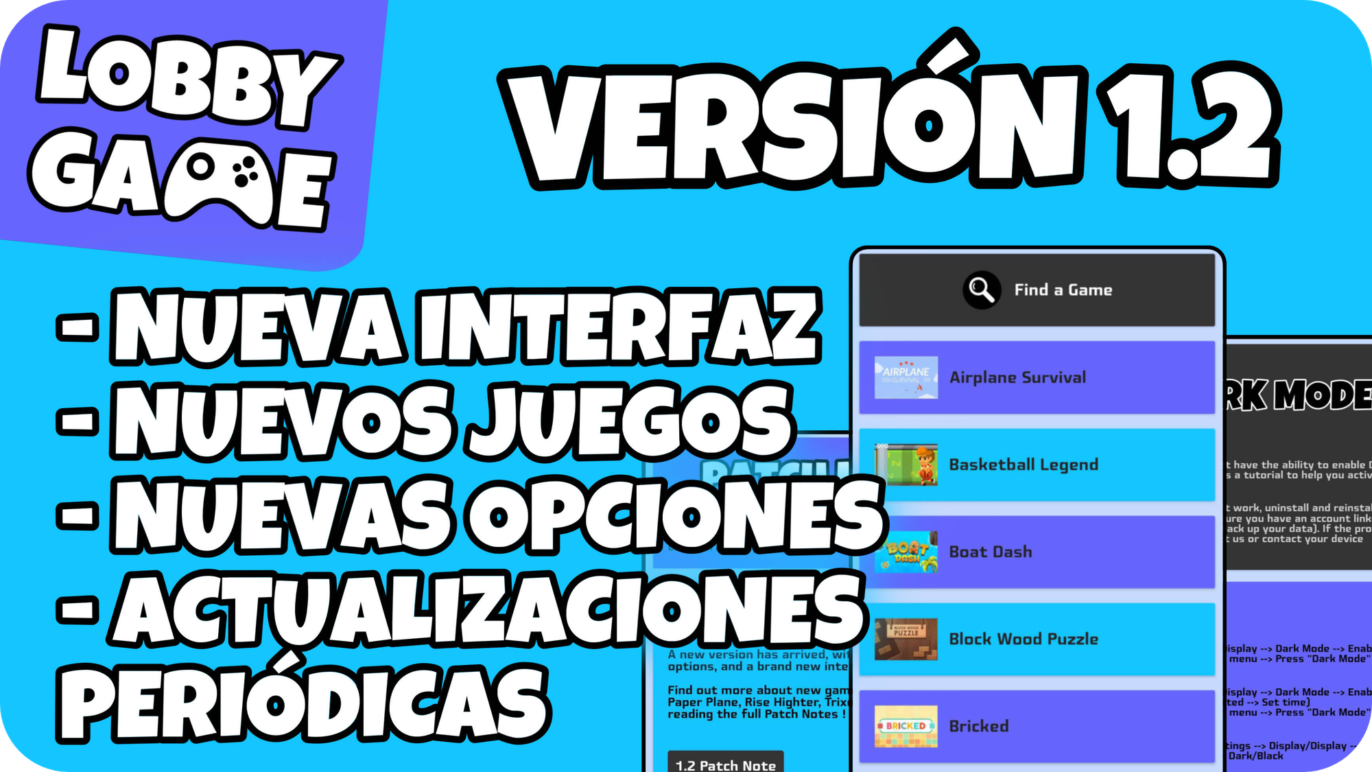 Lobby Game 1.2 Notas del Parche (ES)