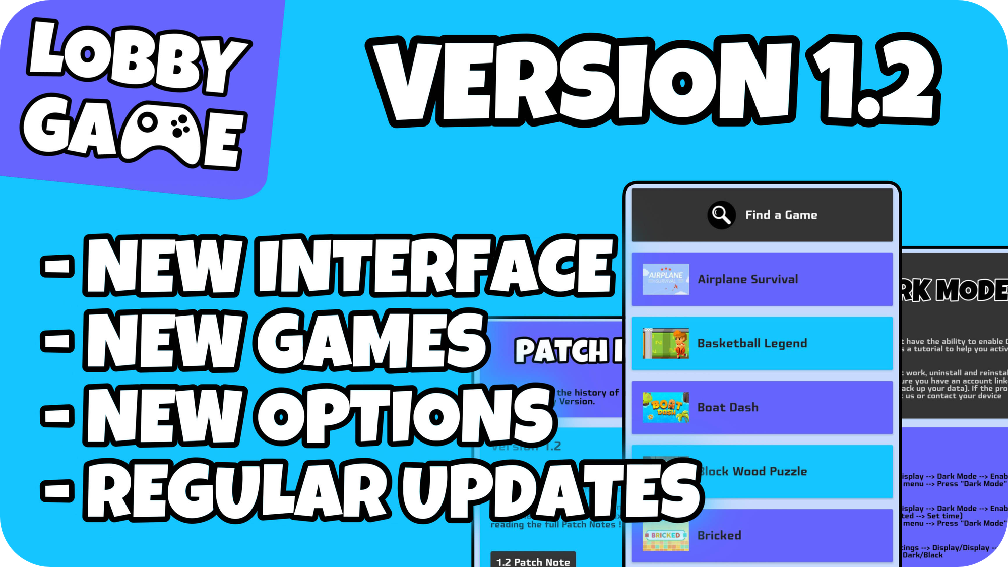 Lobby Game 1.2 Patch Notes (EN)